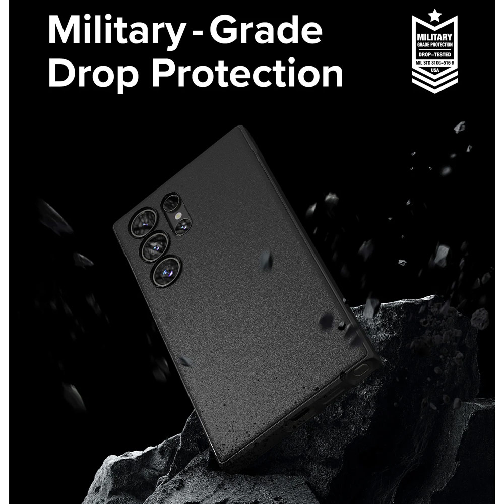 Picture of Samsung Galaxy S24 Ultra Case | Ringke Onyx Magnetic Heavy Duty Protection Case for Samsung Galaxy S24 Ultra (Black)