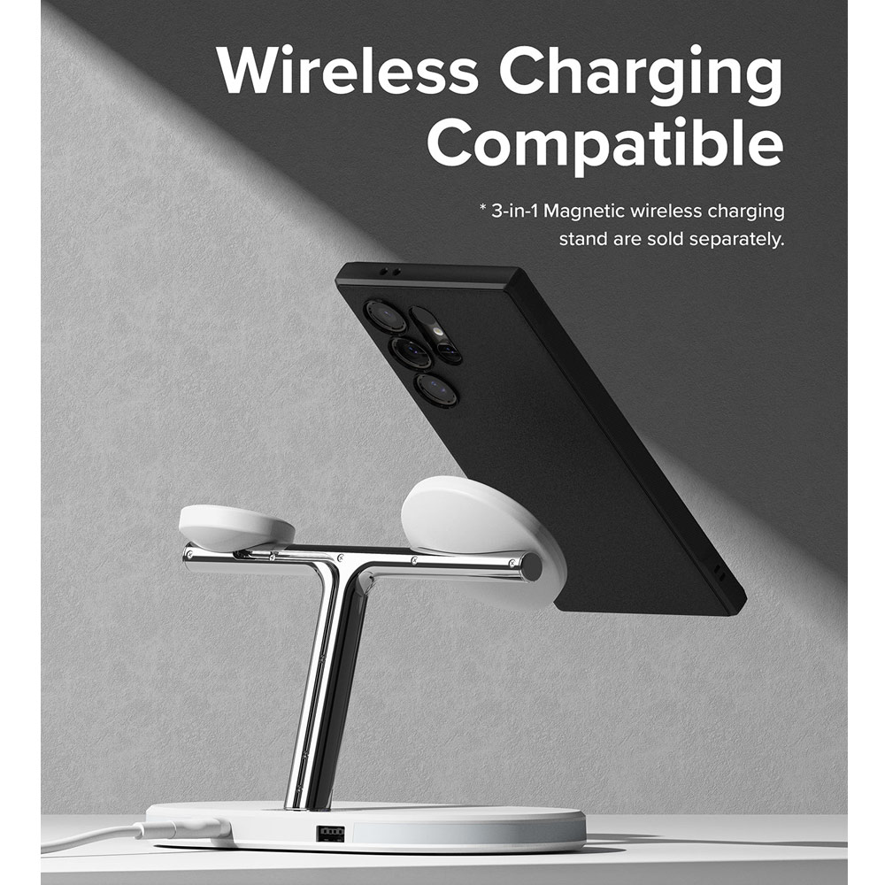 Picture of Samsung Galaxy S24 Ultra Case | Ringke Onyx Magnetic Heavy Duty Protection Case for Samsung Galaxy S24 Ultra (Black)