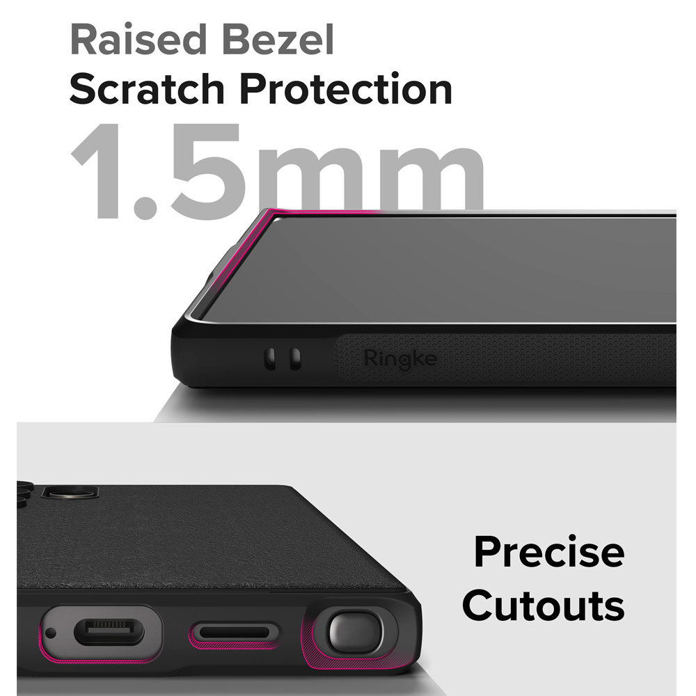 Picture of Samsung Galaxy S24 Ultra Case | Ringke Onyx Magnetic Heavy Duty Protection Case for Samsung Galaxy S24 Ultra (Black)