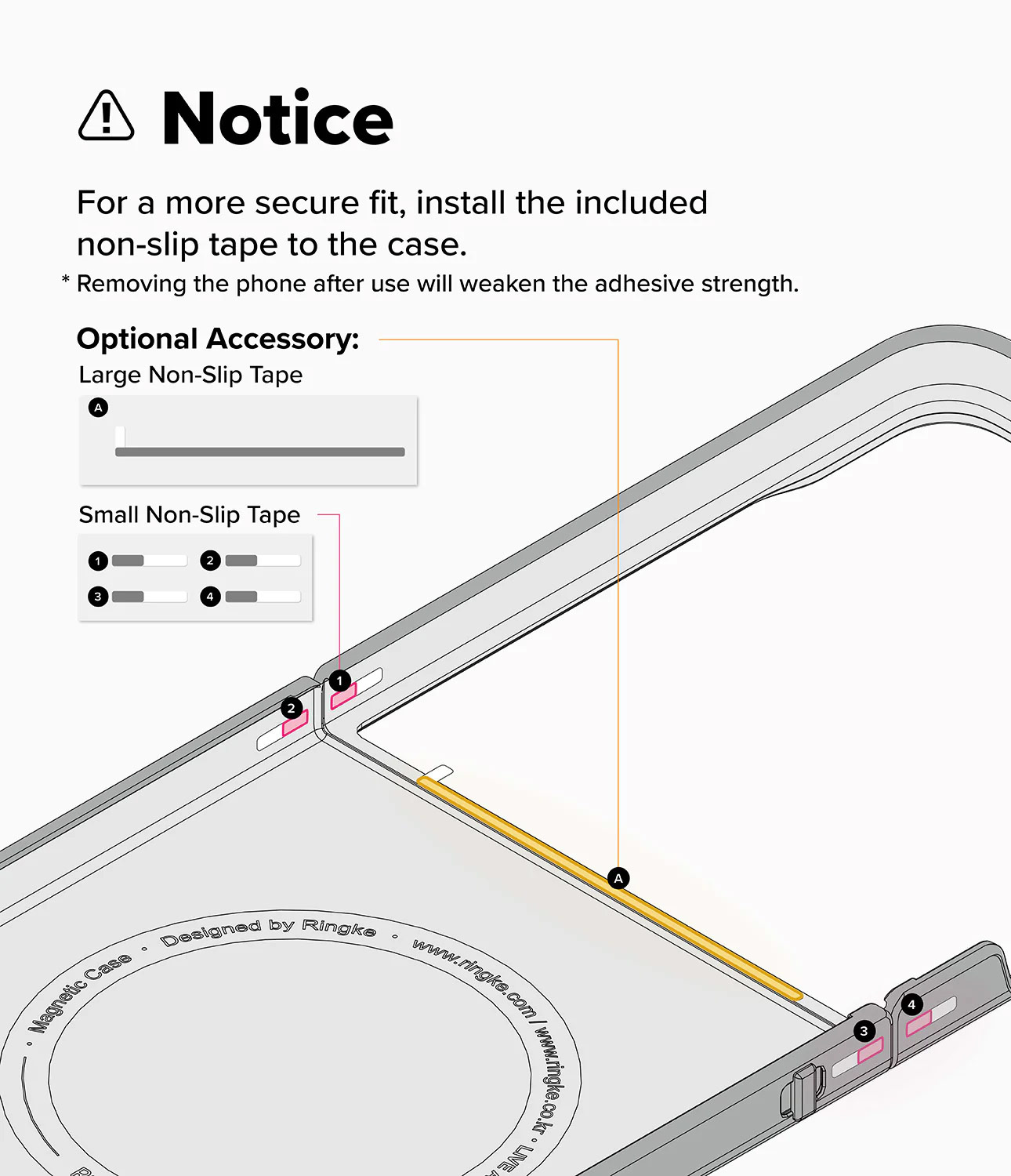 Picture of Samsung Galaxy Z Flip 7 Case | Ringke Onyx Magnetic Heavy Duty Case for Samsung Galaxy Z Flip 7 (Black)