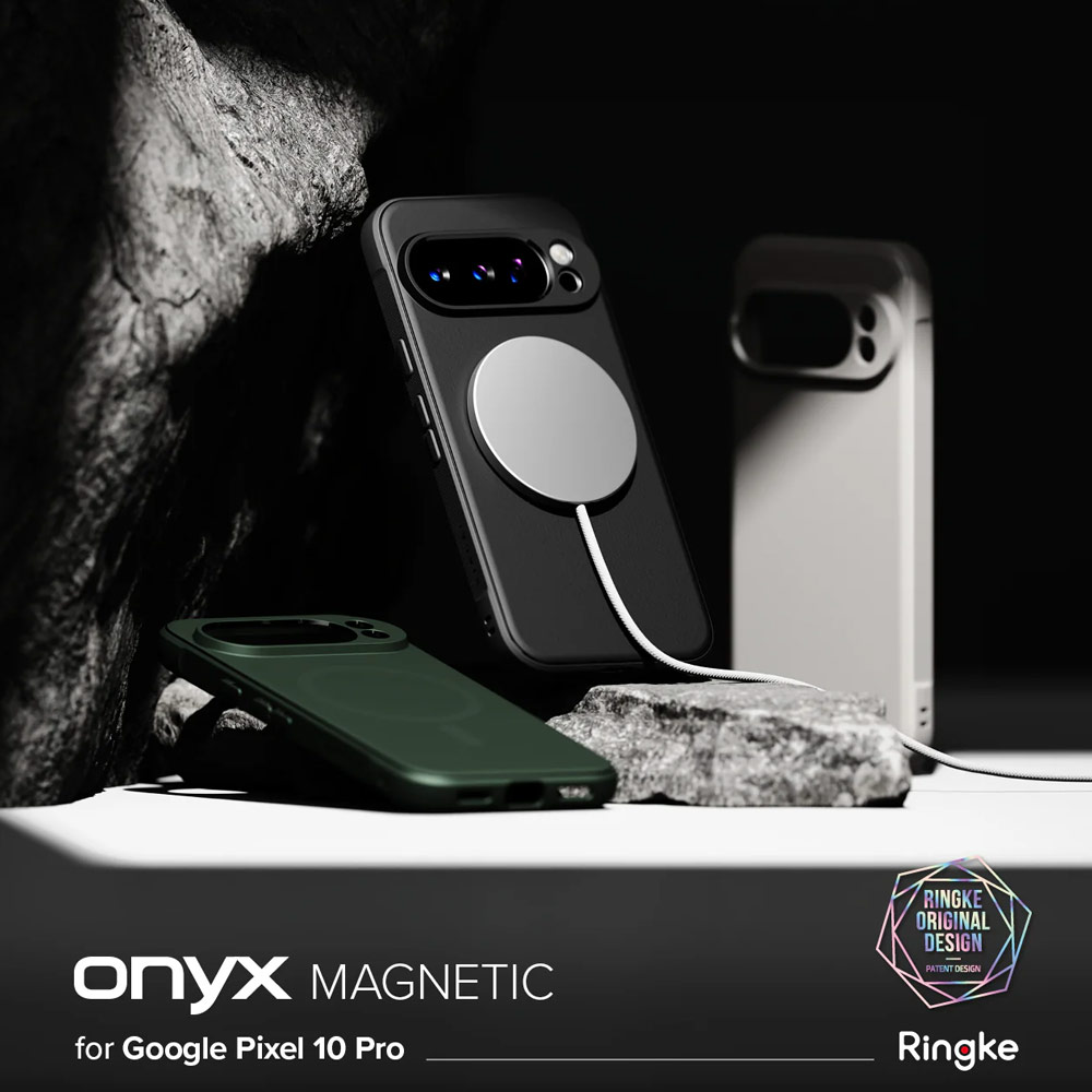 Picture of Google Pixel 10 Pro Case | Ringke Onyx Magnetic Slim TPU Protection Case for Google Pixel 10 Pro (Warm Gray)