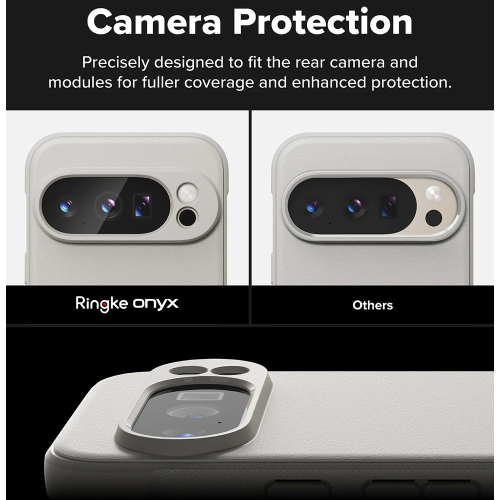 Picture of Google Pixel 10 Pro Case | Ringke Onyx Magnetic Slim TPU Protection Case for Google Pixel 10 Pro (Warm Gray)