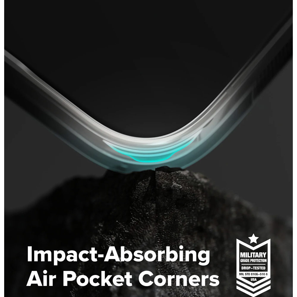 Picture of Apple iPhone Air 6.5 Case | Ringke Onyx Magnetic TPU Anti Finger Print Anti Slip Drop Protection Case for iPhone Air 6.5 (Dark Green)