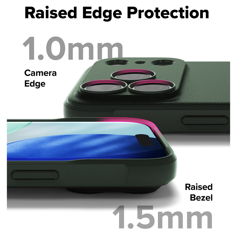 Picture of Apple iPhone 17 Pro 6.3 Case | Ringke Onyx Magnetic TPU Anti Finger Print Anti Slip Drop Protection Case for iPhone 17 Pro 6.3 (Dark Green)