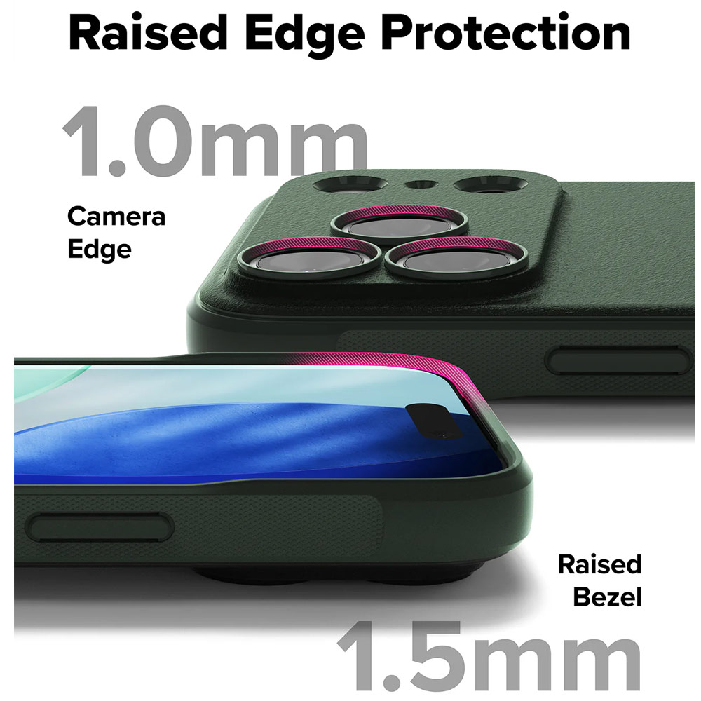 Picture of Apple iPhone 17 Pro Max 6.9 Case | Ringke Onyx Magnetic TPU Anti Finger Print Anti Slip Drop Protection Case for iPhone 17 Pro Max 6.9 (Dark Green)