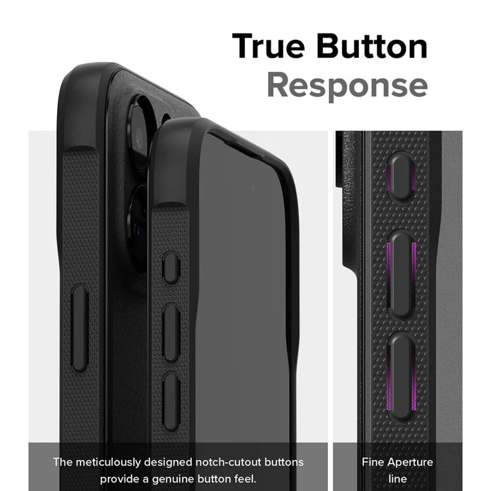 Picture of Apple iPhone 15 Pro 6.1 Case | Ringke Onyx Magnetic Tough Heavy Duty Slim Light Drop Protection Case for iPhone 15 Pro 6.1 (Black)
