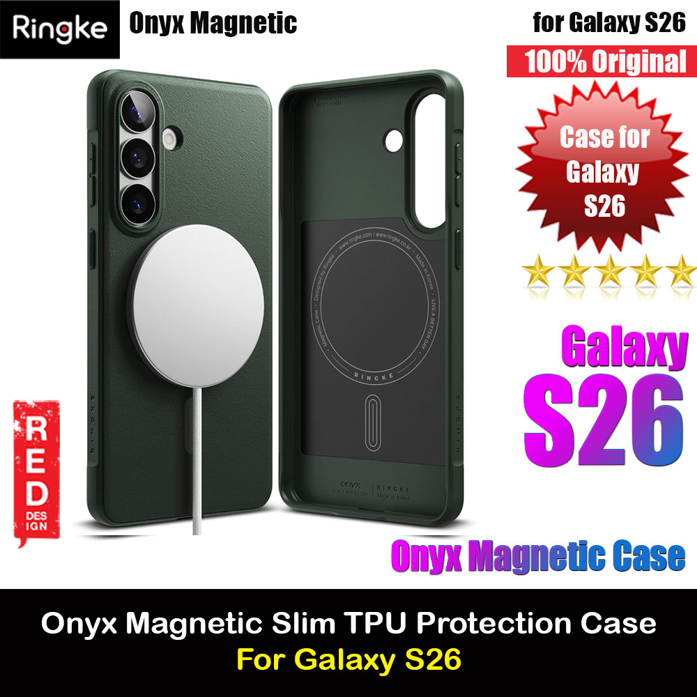 Picture of Ringke Onyx Magnetic Slim TPU Protection Case for Samsung Galaxy S26 (Dark Green) Samsung Galaxy S26- Samsung Galaxy S26 Cases, Samsung Galaxy S26 Covers, iPad Cases and a wide selection of Samsung Galaxy S26 Accessories in Malaysia, Sabah, Sarawak and Singapore 