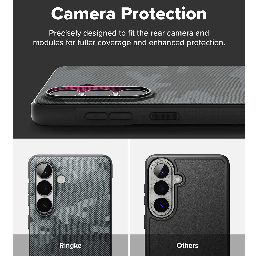 Picture of Samsung Galaxy S26 Plus Case | Ringke Onyx Magnetic Slim TPU Protection Case for Samsung Galaxy S26 Plus (Camo Black)