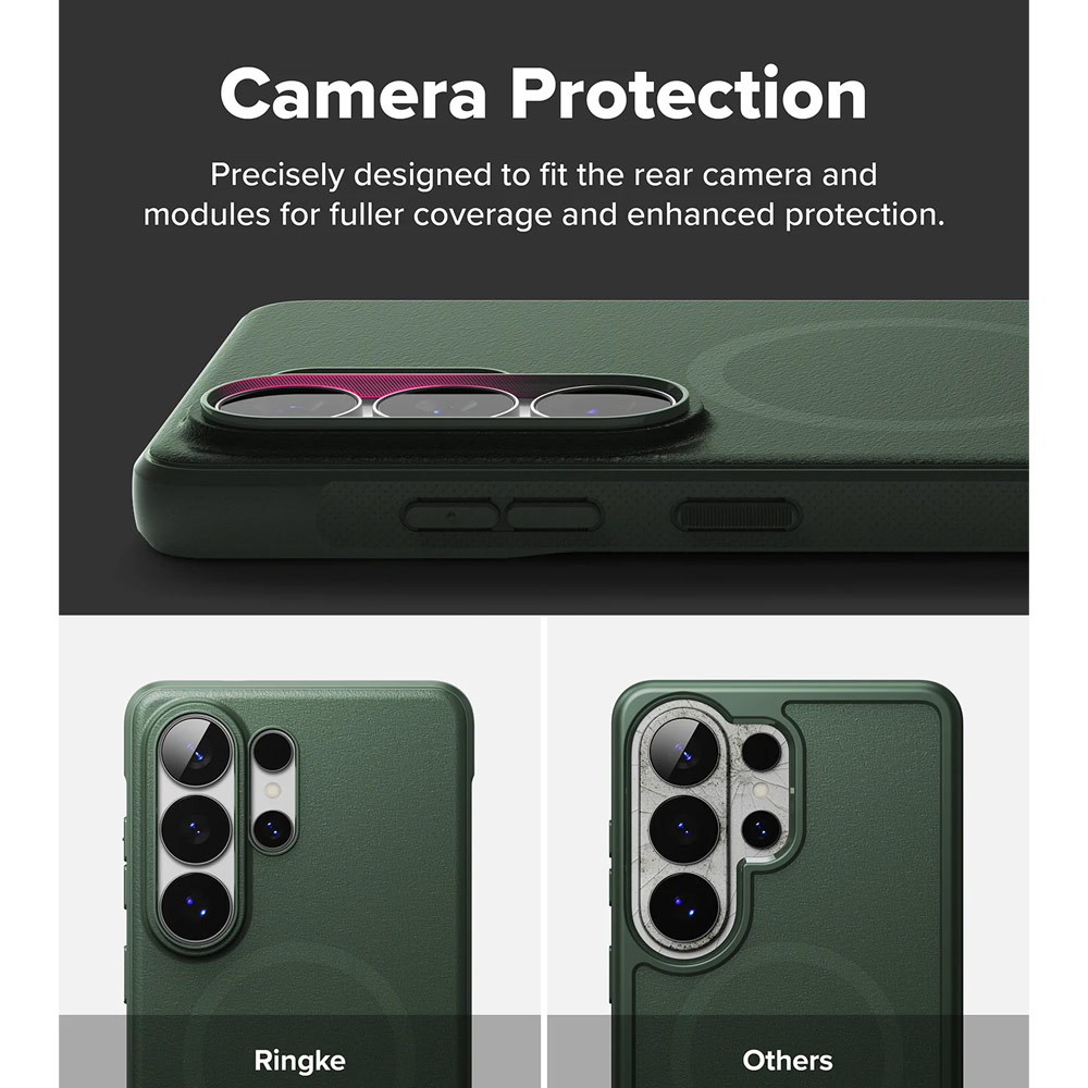 Picture of Samsung Galaxy S26 Ultra Case | Ringke Onyx Magnetic Slim TPU Protection Case for Samsung Galaxy S26 Ultra (Green)