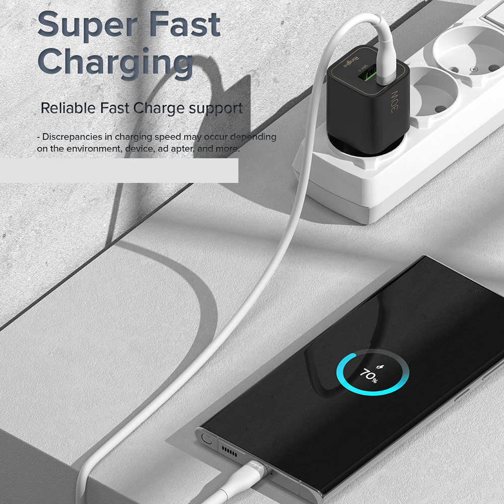 Picture of Ringke Pastel TPE Durable Cable with Cable Tie Organizer 3A Max 60W Fast Charge USB C to Type C (White 200cm)