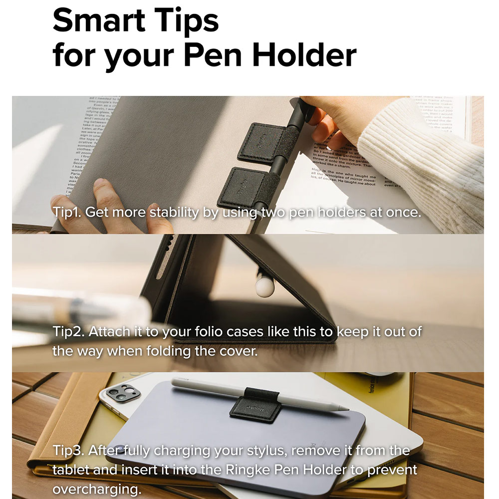 Picture of Ringke Adhesive Stylus Pen Holder For Tablet (2 Pack)