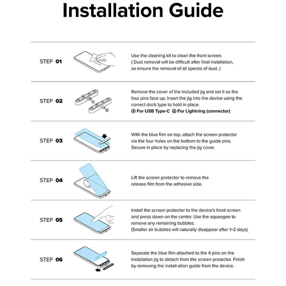 Picture of Apple iPhone 15 6.1 Screen Protector | Ringke Tempered Glass Full Cover Glass Screen Protector with Installation Jig Helper for iPhone 15 6.1 (Privacy Anti View Peep Spy Black)