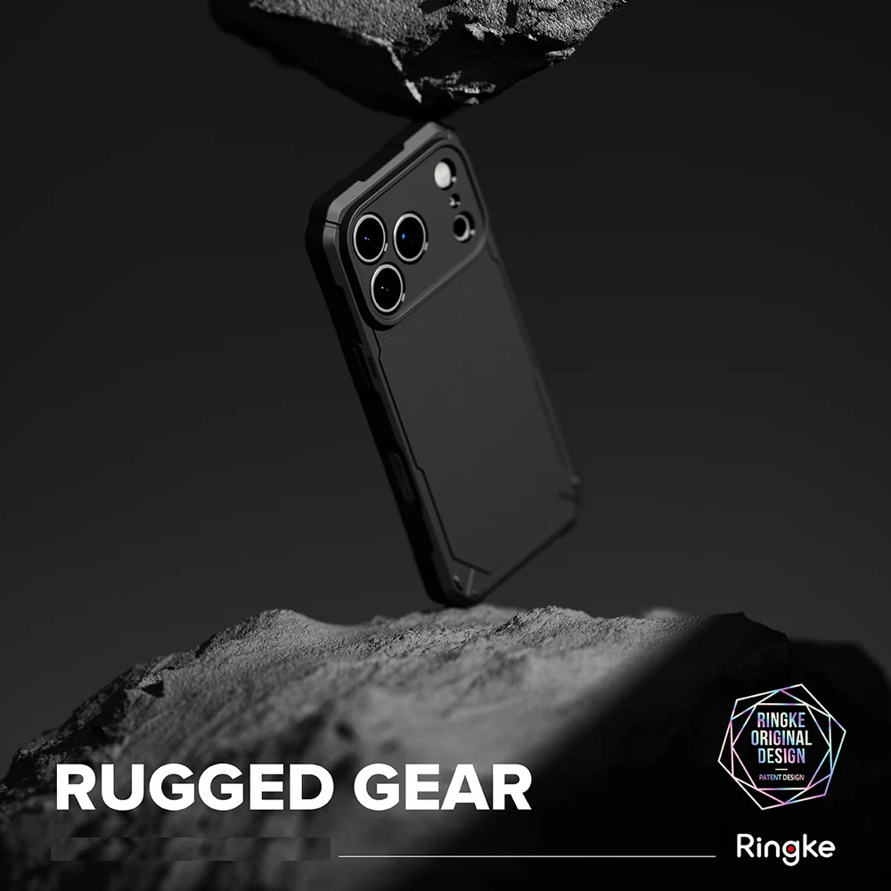 Picture of Apple iPhone 17 Pro Max 6.9 Case | Ringke Rugged Gear Drop Protection Case for iPhone 17 Pro Max 6.9 (Black)