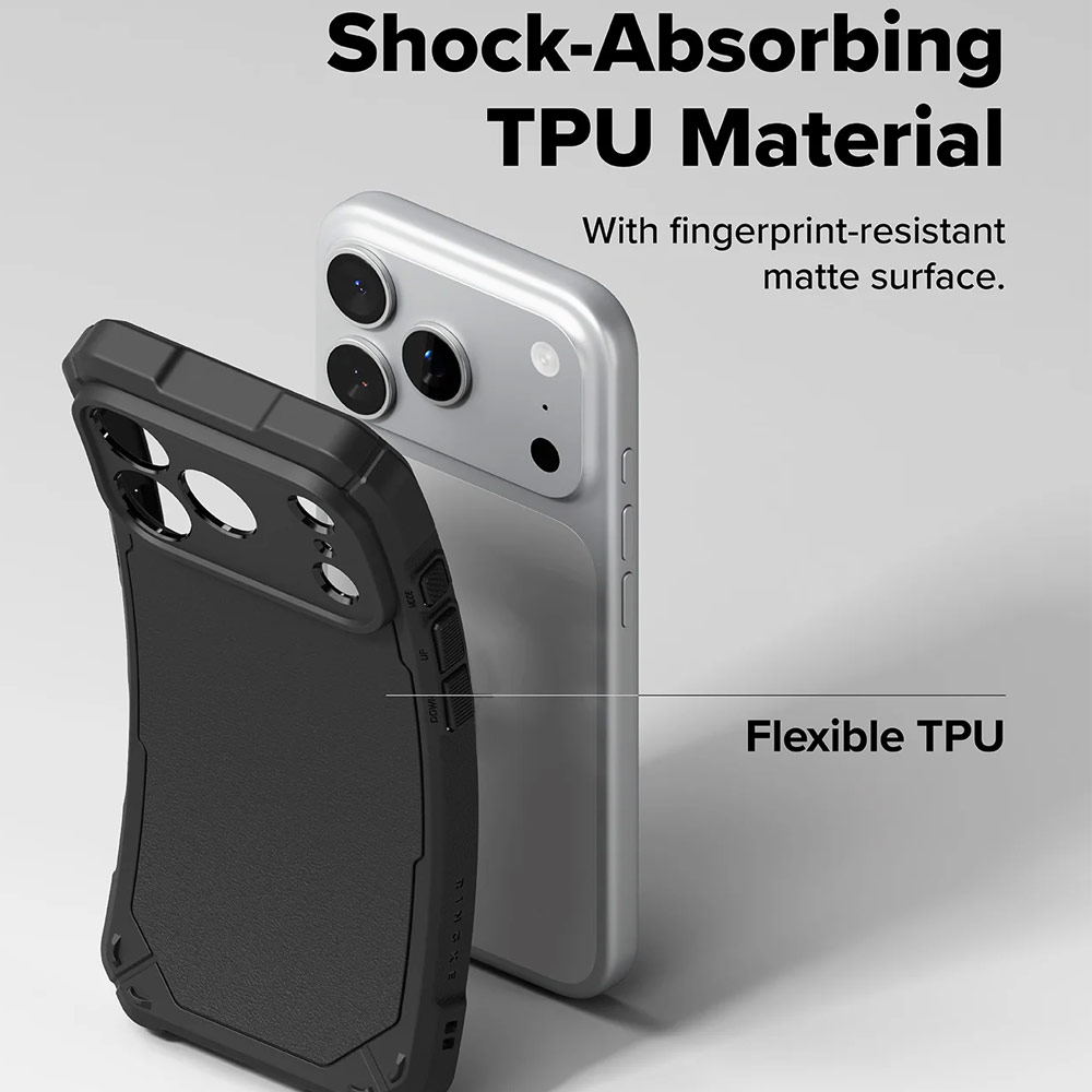 Picture of Apple iPhone 17 Pro Max 6.9 Case | Ringke Rugged Gear Drop Protection Case for iPhone 17 Pro Max 6.9 (Black)