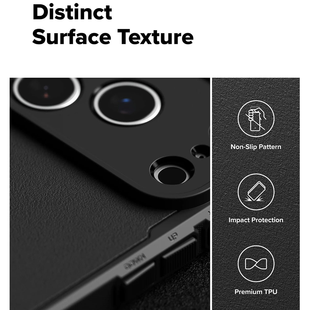 Picture of Apple iPhone 17 Pro Max 6.9 Case | Ringke Rugged Gear Drop Protection Case for iPhone 17 Pro Max 6.9 (Black)