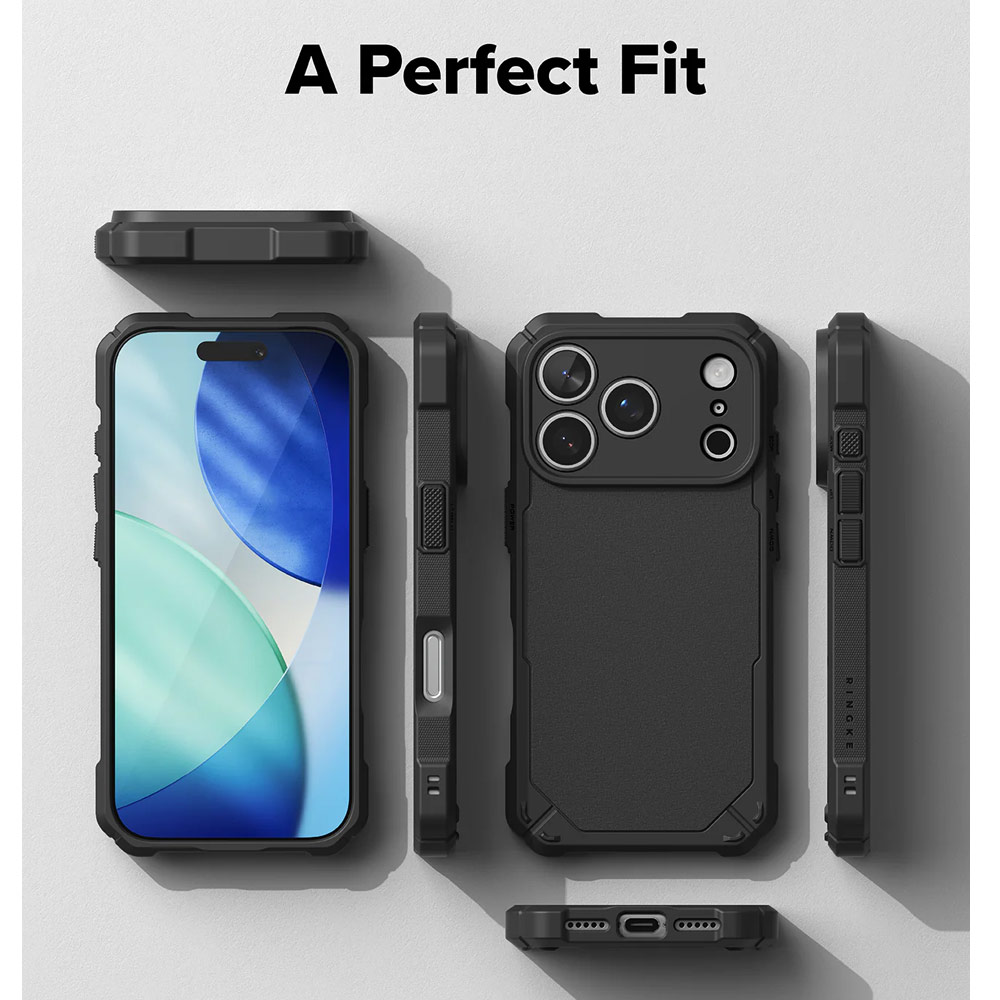 Picture of Apple iPhone 17 Pro Max 6.9 Case | Ringke Rugged Gear Drop Protection Case for iPhone 17 Pro Max 6.9 (Black)