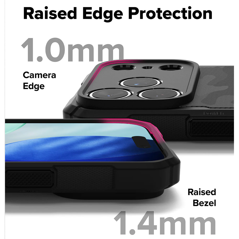 Picture of Apple iPhone 17 Pro 6.3 Case | Ringke Rugged Gear Drop Protection Case for iPhone 17 Pro 6.3 (Camo Black)