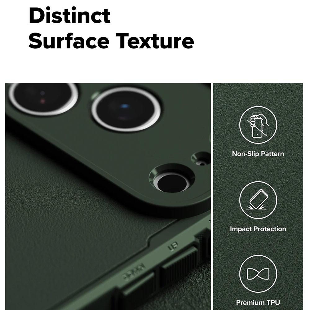 Picture of Apple iPhone 17 Pro Max 6.9 Case | Ringke Rugged Gear Magnetic Compatible Drop Protection Case for iPhone 17 Pro Max 6.9 (Dark Green)