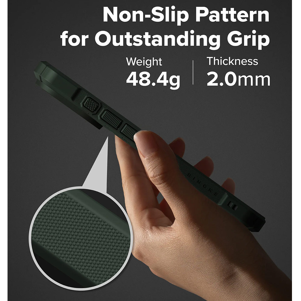 Picture of Apple iPhone 17 Pro Max 6.9 Case | Ringke Rugged Gear Magnetic Compatible Drop Protection Case for iPhone 17 Pro Max 6.9 (Dark Green)