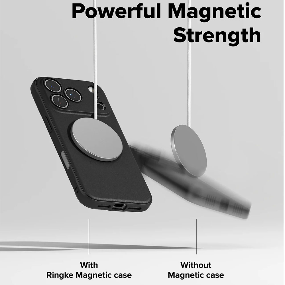 Picture of Apple iPhone 17 Pro Max 6.9 Case | Ringke Rugged Gear Magnetic Compatible Drop Protection Case for iPhone 17 Pro Max 6.9 (Black)