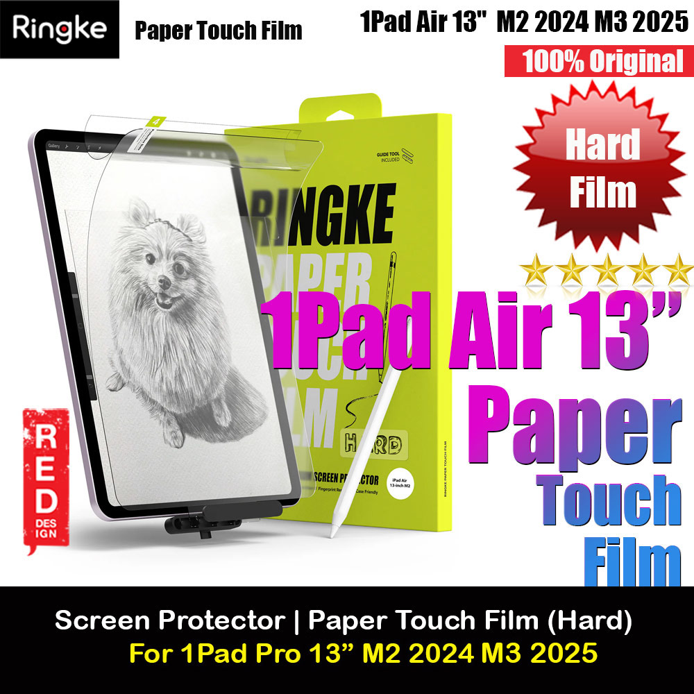 Picture of Ringke Hard Film Screen Protector  for iPad Air 13 M2 2024 M3 2025 (2pcs) Apple iPad Air 13  M2 2024- Apple iPad Air 13  M2 2024 Cases, Apple iPad Air 13  M2 2024 Covers, iPad Cases and a wide selection of Apple iPad Air 13  M2 2024 Accessories in Malaysia, Sabah, Sarawak and Singapore 