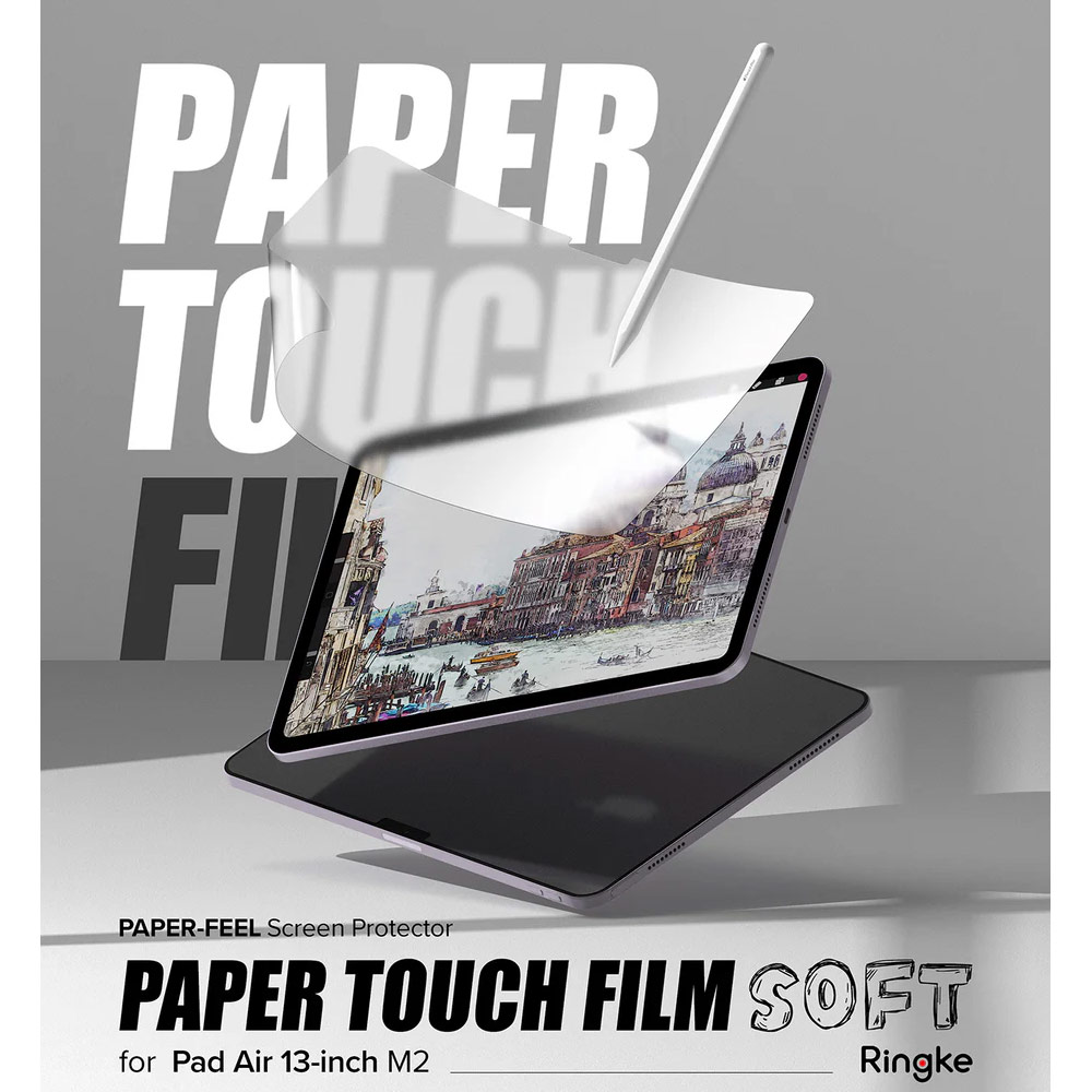 Picture of Apple iPad Air 13  M2 2024 Screen Protector | Ringke Soft Film Screen Protector  for iPad Air 13 M2 2024 M3 2025 (2pcs)