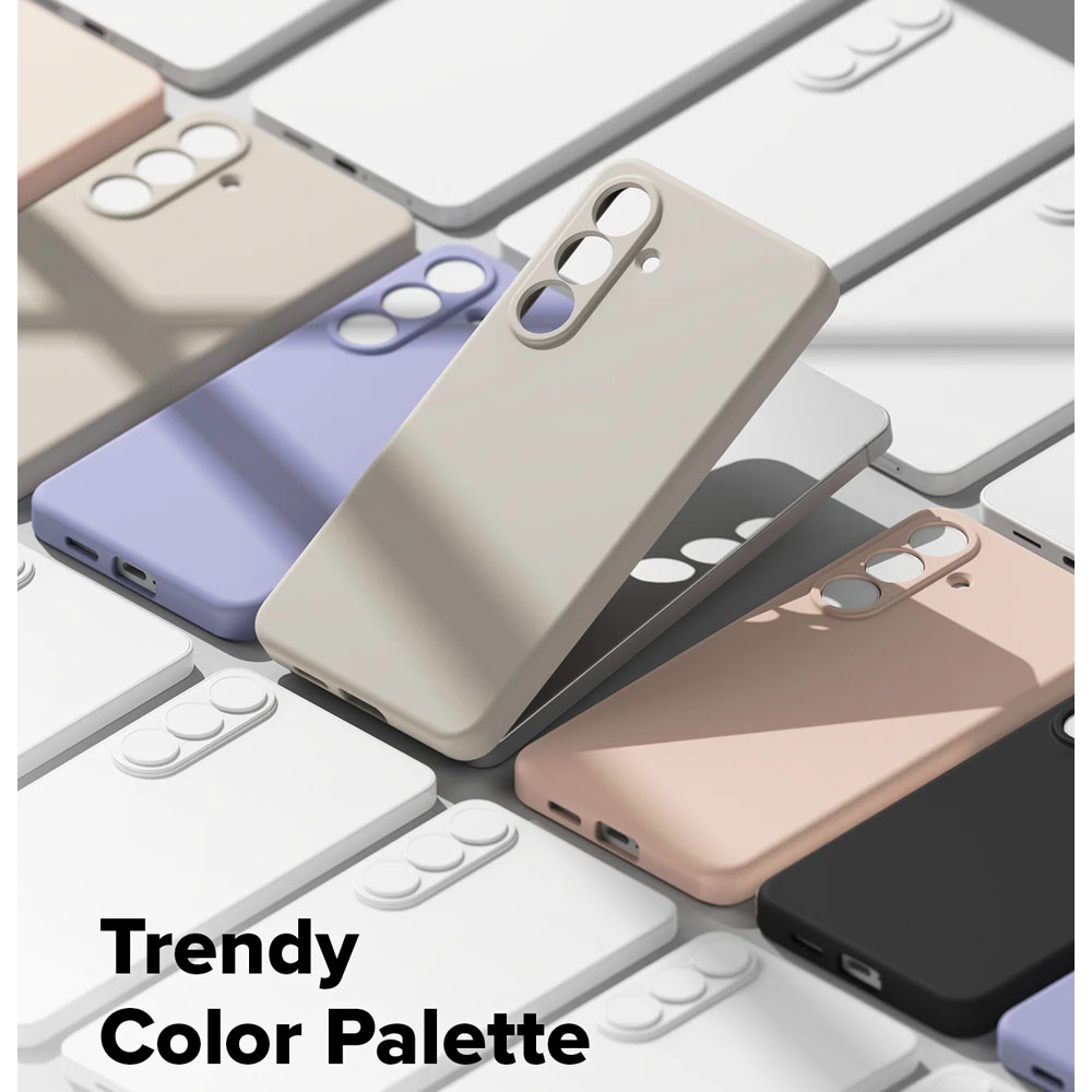 Picture of Samsung Galaxy S26 Plus Case | Ringke Silicone Magnetic Soft Protection Case for Samsung Galaxy S26 Plus (Stone)