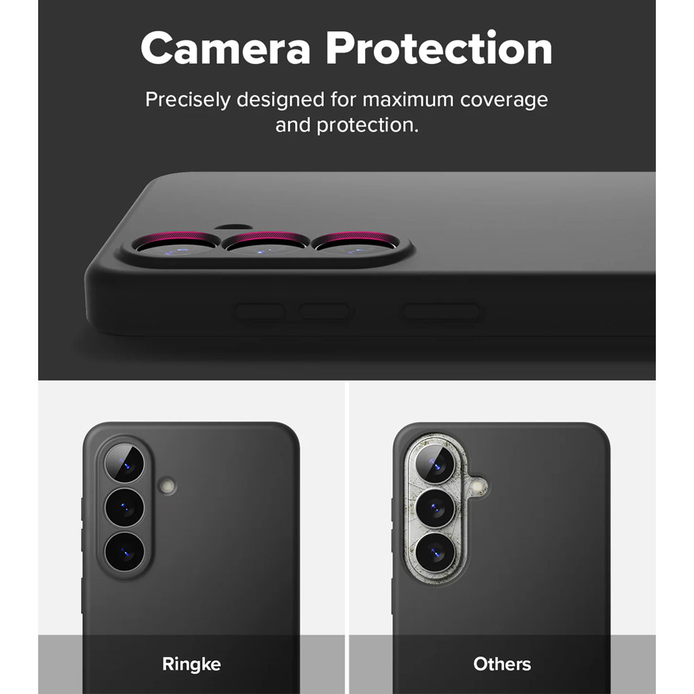 Picture of Samsung Galaxy S26 Plus Case | Ringke Silicone Magnetic Soft Protection Case for Samsung Galaxy S26 Plus (Black)