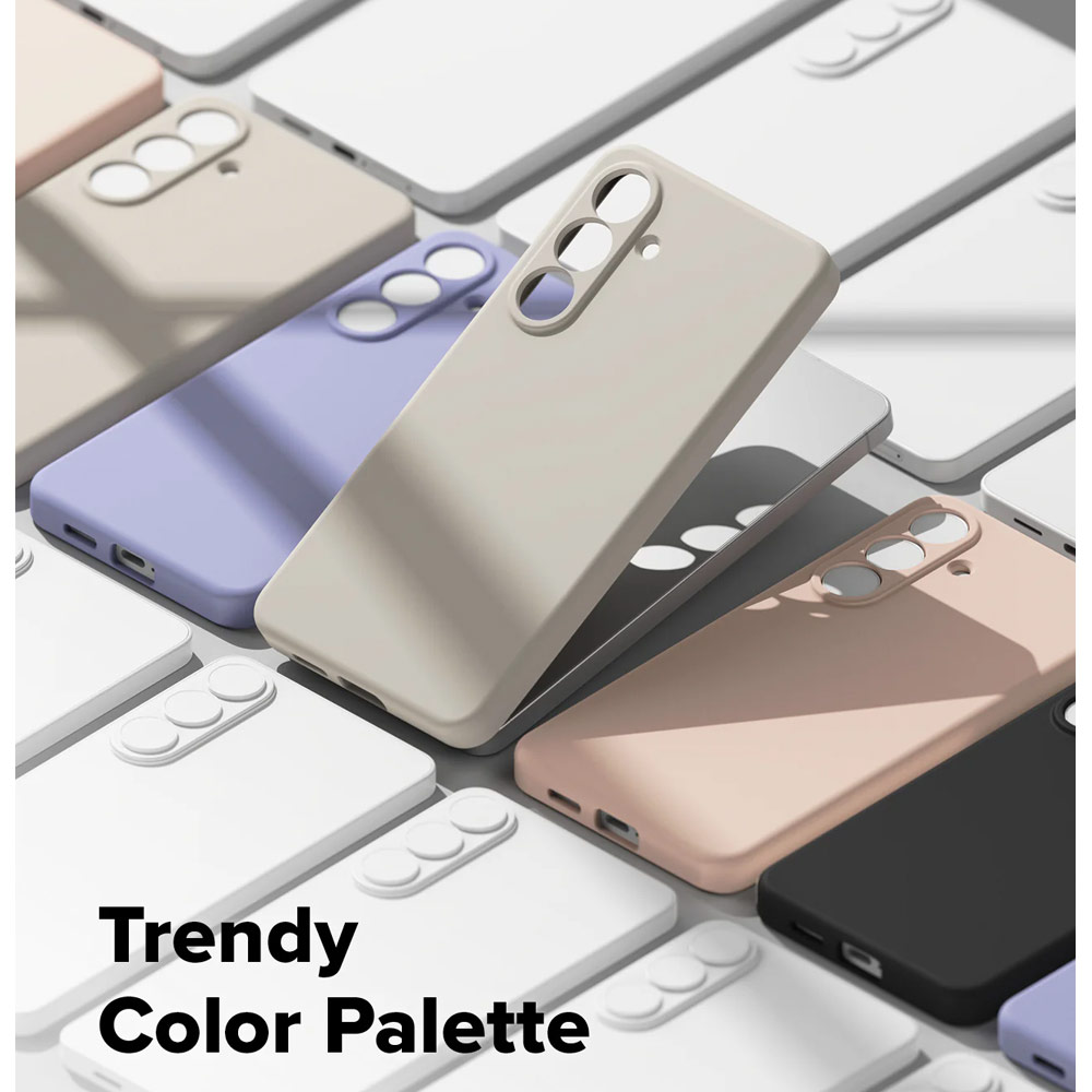 Picture of Samsung Galaxy S26 Plus Case | Ringke Silicone Magnetic Soft Protection Case for Samsung Galaxy S26 Plus (Pink Sand)