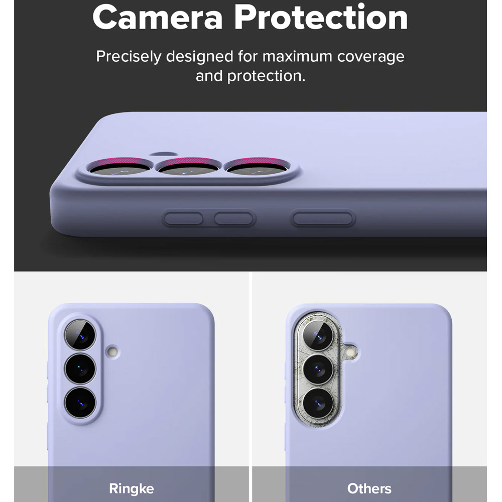 Picture of Samsung Galaxy S26 Case | Ringke Silicone Magnetic Soft Protection Case for Samsung Galaxy S26 (Lavender)