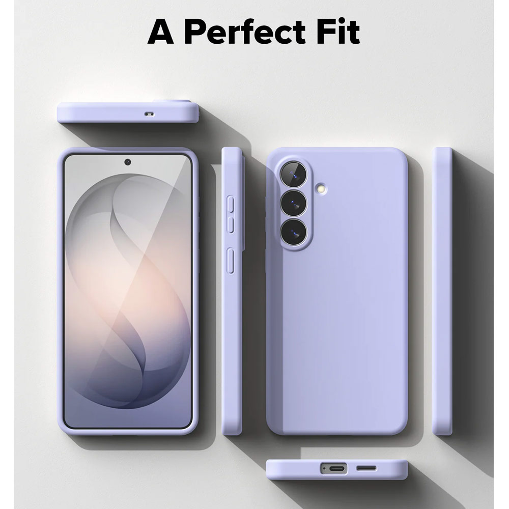 Picture of Samsung Galaxy S26 Case | Ringke Silicone Magnetic Soft Protection Case for Samsung Galaxy S26 (Lavender)
