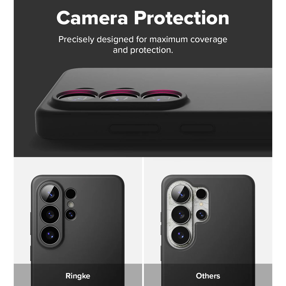 Picture of Samsung Galaxy S26 Case | Ringke Silicone Magnetic Soft Protection Case for Samsung Galaxy S26 (Black)