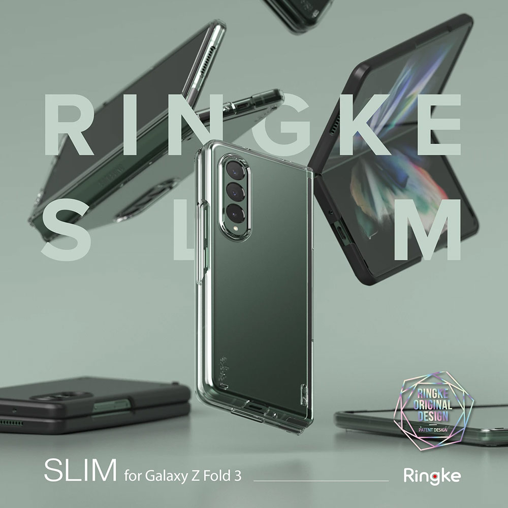 Picture of Samsung Galaxy Z Fold 3 Case | Ringke Slim Protection Clear Case for Samsung Galaxy Z Fold 3 (Clear)