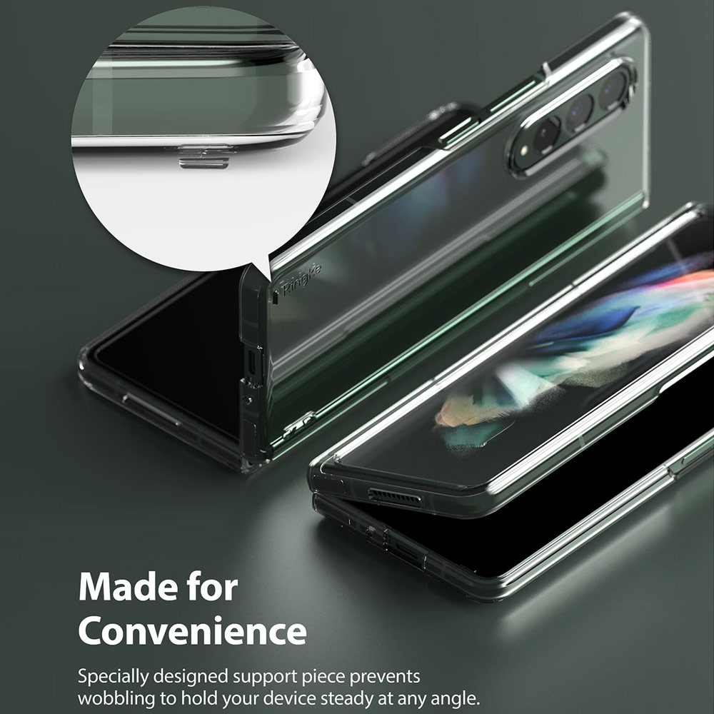 Picture of Samsung Galaxy Z Fold 3 Case | Ringke Slim Protection Clear Case for Samsung Galaxy Z Fold 3 (Clear)