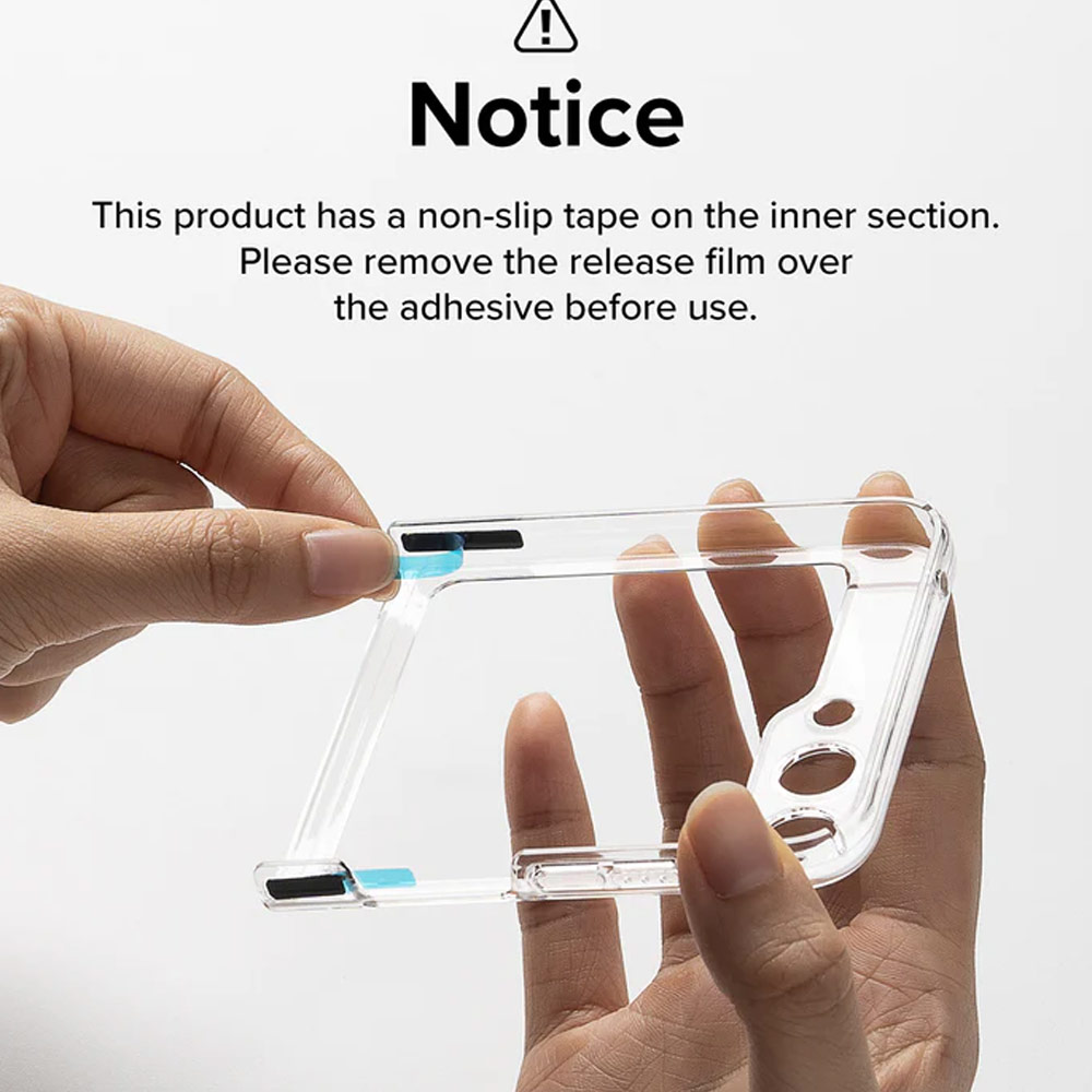 Picture of Samsung Galaxy Z Flip 5 Case | Ringke Anti Yellowing Ultra Slim Protection Case with Strap Hole for Samsung Galaxy Z Flip 5 (Black)