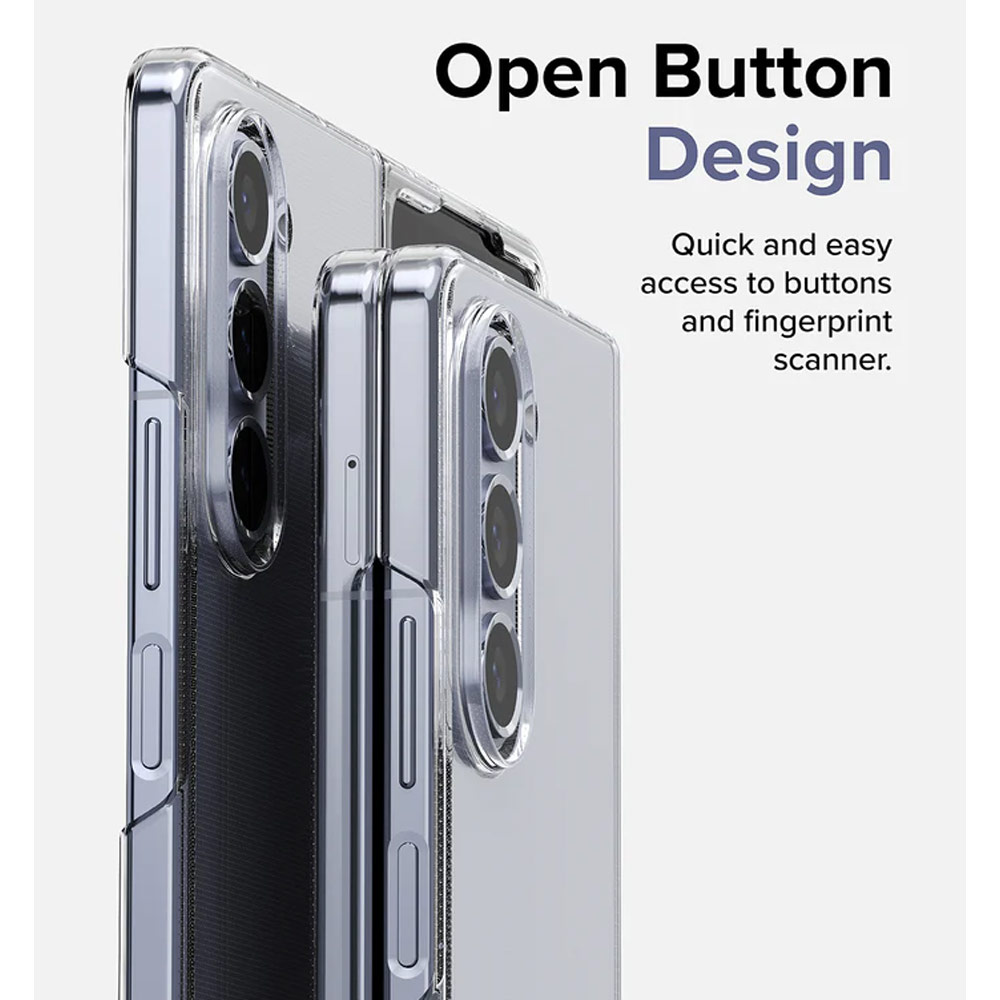 Picture of Samsung Galaxy Z Fold 5 Case | Ringke Anti Yellowing Ultra Slim Protection Case with Strap Hole for Samsung Galaxy Z Fold 5 (Black)