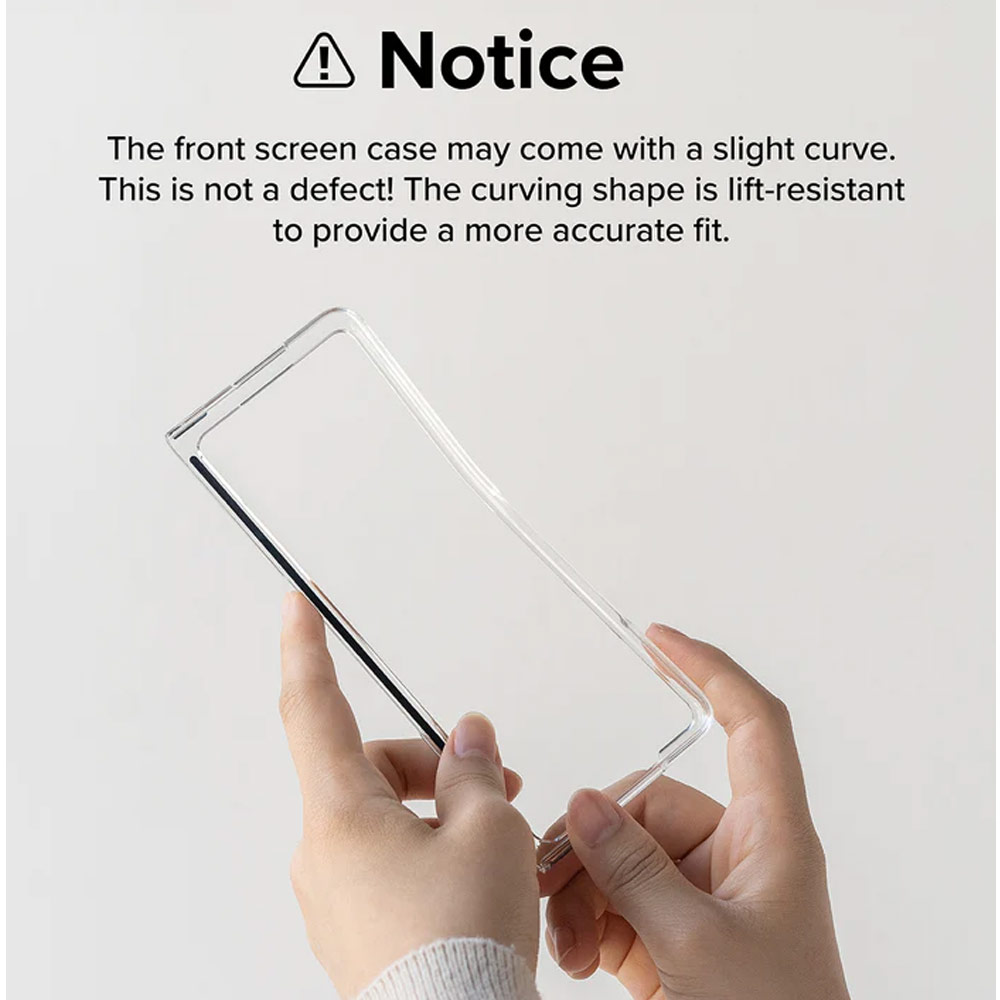 Picture of Samsung Galaxy Z Fold 5 Case | Ringke Anti Yellowing Ultra Slim Protection Case with Strap Hole for Samsung Galaxy Z Fold 5 (Black)