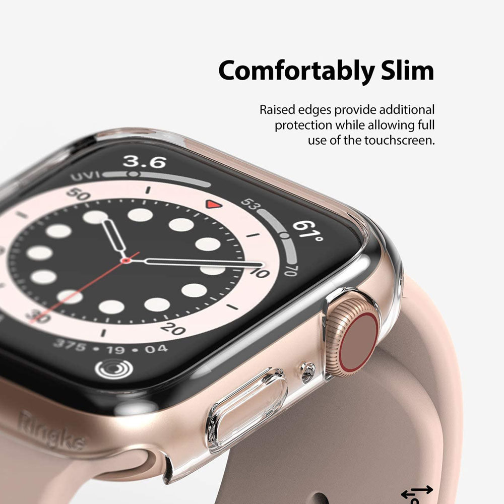 Picture of Apple Watch 40mm Case | Ringke Slim Perfect Fit Case for Apple Watch Series 4 5 6 SE 40mm  (2 PACK with Clear)