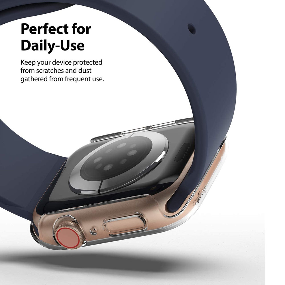 Picture of Apple Watch 44mm Case | Ringke Slim Perfect Fit Case for Apple Watch Series 4 5 6 SE 44mm  (2 PACK with Clear)