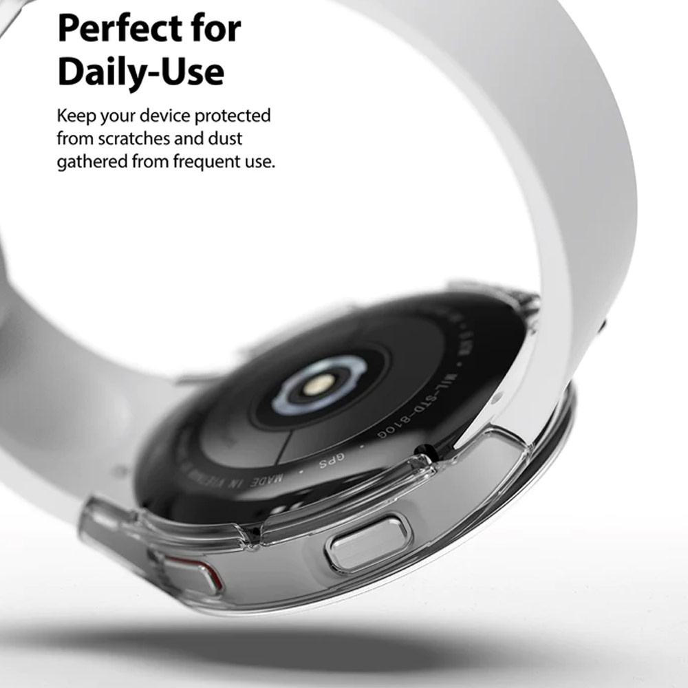 Picture of Samsung Galaxy Watch 4 44mm Case | Ringke Slim Case Durable PC Protection Case for Samsung Galaxy Watch 4 Series 44mm (Clear 2pcs)