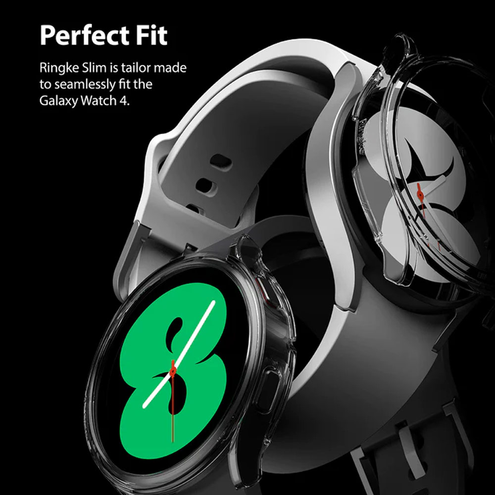 Picture of Samsung Galaxy Watch 4 40mm Case | Ringke Slim and lightweight Durable Case for Galaxy Watch 4 40mm Case (Clear and Chrome Rose Gold)