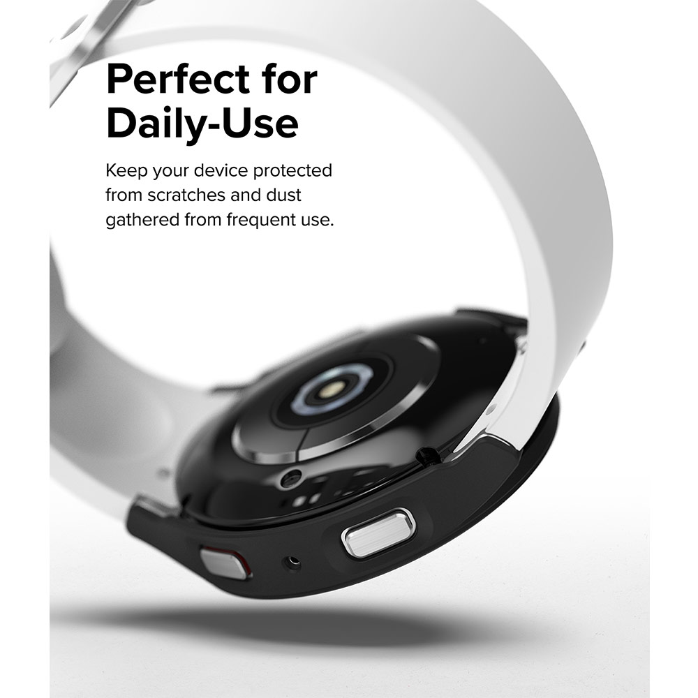 Picture of Samsung Galaxy Watch 5 44mm Case | Ringke Slim Case Durable PC Protection Case for Samsung Galaxy Watch 5 Series 44mm (White)