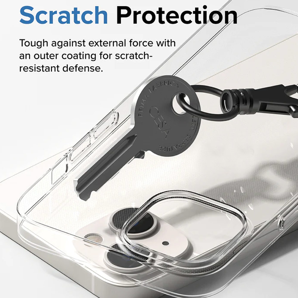 Picture of Apple iPhone 14 6.1 Case | Ringke Slim Protection Anti Yellowing Crystal Clear Case for Apple iPhone 14 6.1 (Matte)