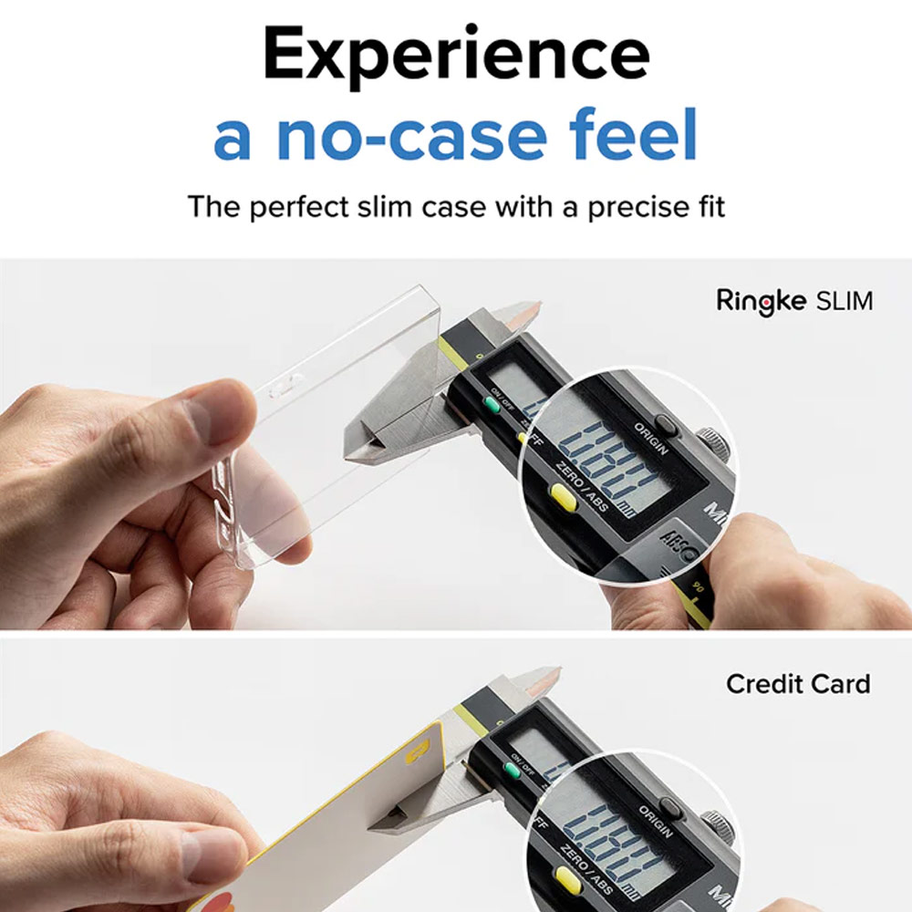 Picture of Apple iPhone 14 6.1 Case | Ringke Slim Protection Anti Yellowing Crystal Clear Case for Apple iPhone 14 6.1 (Matte)