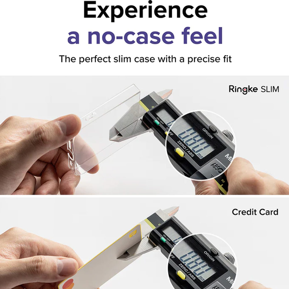 Picture of Apple iPhone 14 Pro 6.1 Case | Ringke Slim Protection Anti Yellowing Crystal Clear Case for Apple iPhone 14 Pro 6.1 (Clear)