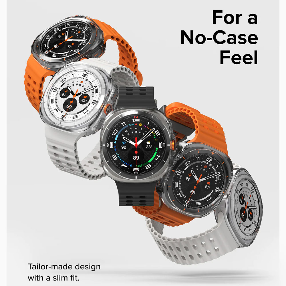 Picture of Samsung Galaxy Watch Ultra 47mm Case | Ringke Slim Case and Tempered Glass Screen Protector for Samsung Galaxy Watch Ultra 47mm (Alpine)