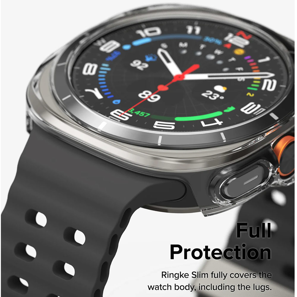 Picture of Samsung Galaxy Watch Ultra 47mm Case | Ringke Slim Case and Tempered Glass Screen Protector for Samsung Galaxy Watch Ultra 47mm (Alpine)