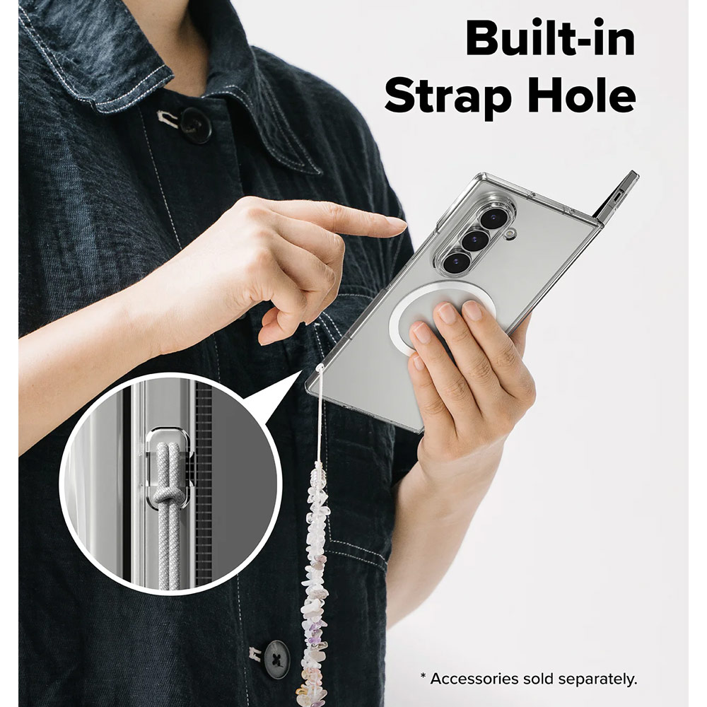 Picture of Samsung Galaxy Z Fold 7 Case | Ringke Slim Magnetic Case for Samsung Galaxy Z Fold 7 (Clear)