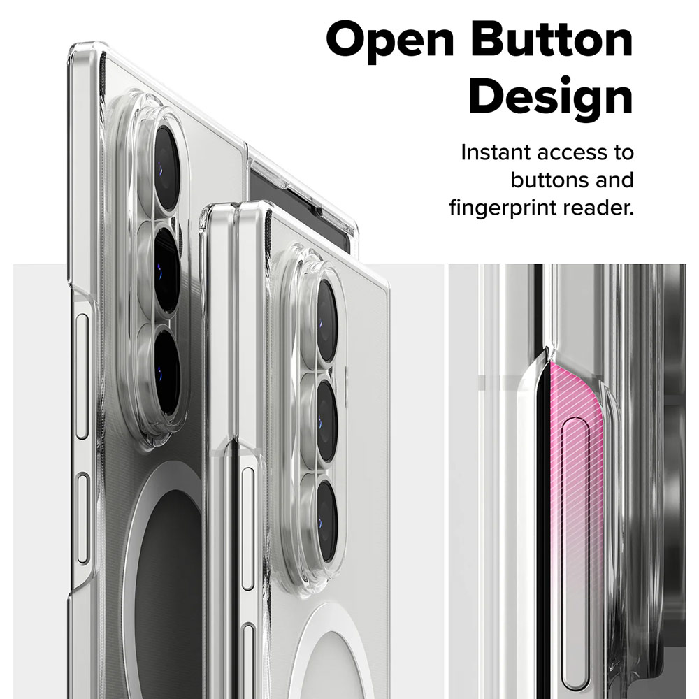 Picture of Samsung Galaxy Z Fold 7 Case | Ringke Slim Magnetic Case for Samsung Galaxy Z Fold 7 (Clear)