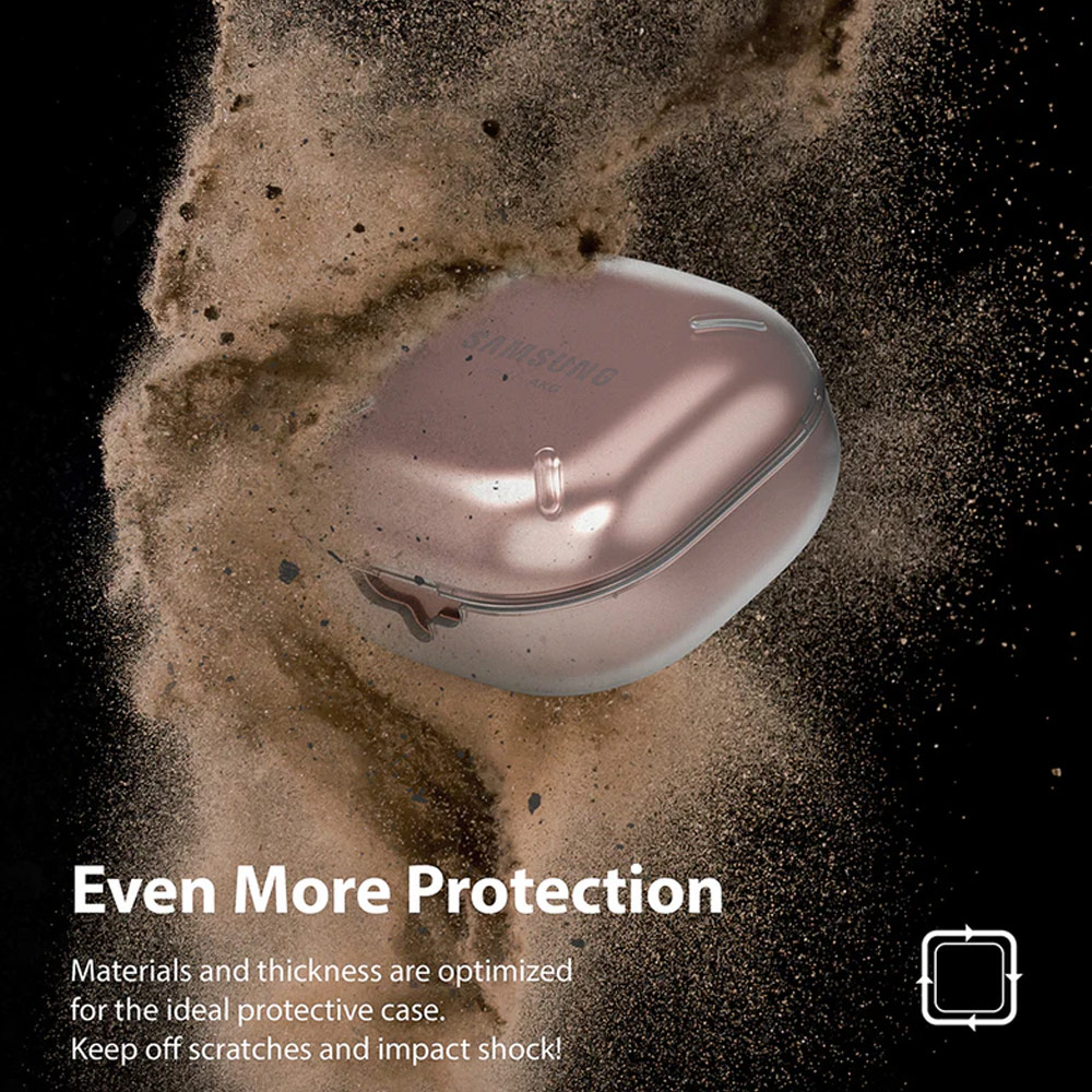 Picture of Samsung Galaxy Buds 2 Pro | Buds 2 | Buds Pro | Buds Live Case | Ringke Slim X Hard Case for Galaxy Buds 2 Pro Buds 2 Pro Live Case (Clear)